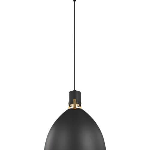 GENERATION LIGHTING Brynne Medium LED Pendant Matte Black P1443MB-L1 winnipeg