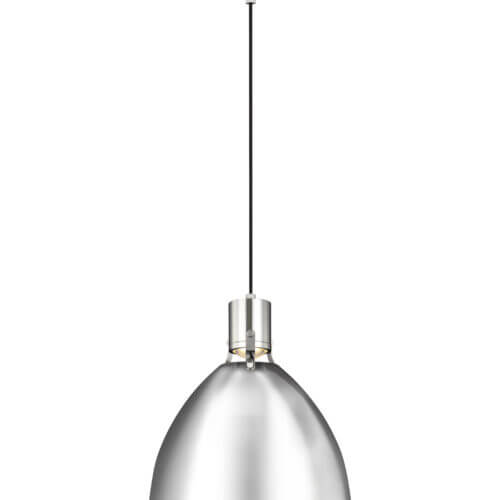 GENERATION LIGHTING Brynne Medium LED Pendant Polished Nickel P1443PN-L1 calgary