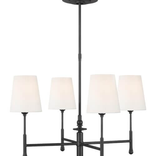 GENERATION LIGHTING Capri Small Chandelier Aged Iron TC1004AI port elgin
