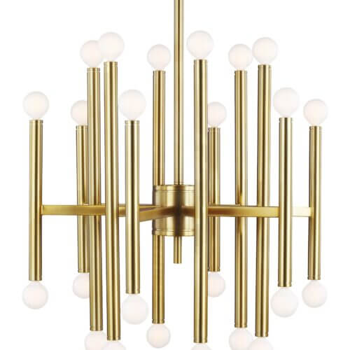 GENERATION LIGHTING Beckham Modern Medium Chandelier TC10524BBS laval