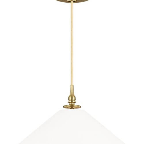 GENERATION LIGHTING Capri Wide Pendant Burnished Brass TP1001BBS/AWT oakville