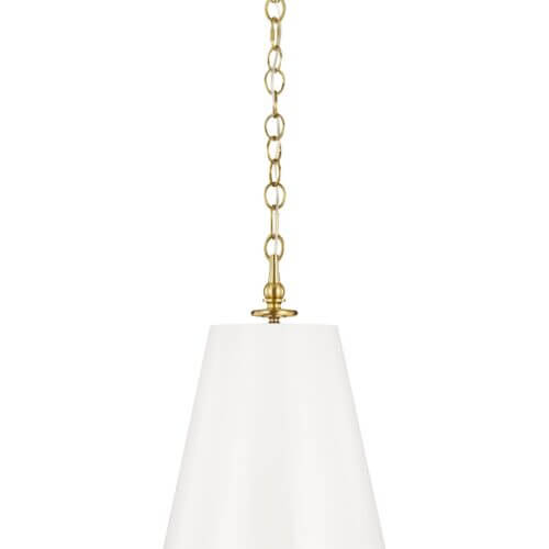 GENERATION LIGHTING Capri Tall Pendant Burnished Brass TP1012BBS/AWT quebec city