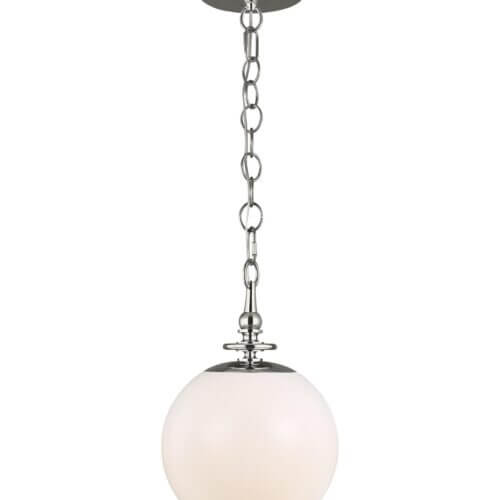 GENERATION LIGHTING Capri Medium Pendant Polished Nickel TP1031PN edmonton