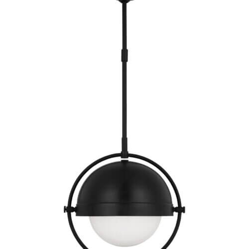 GENERATION LIGHTING Bacall Large Pendant Aged Iron TP1101AI toronto