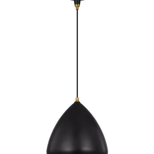 GENERATION LIGHTING Clasica Medium Pendant Aged Iron TP1121AIBBS belleville
