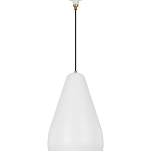 generation-lighting-clasica-small-pendant-matte-white-tp1141mwtbbs sarnia