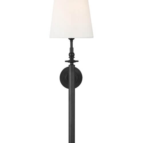 GENERATION LIGHTING Capri Tail Sconce Aged Iron TW1021AI king city