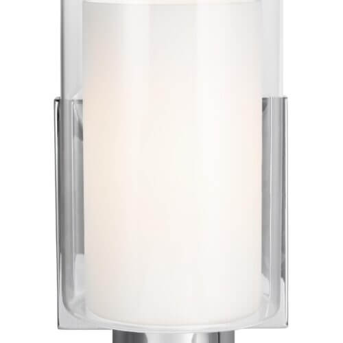 GENERATION LIGHTING Bergin 1 - Light Sconce Chrome VS22601CH ajax
