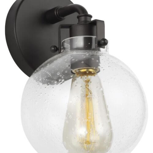 GENERATION LIGHTING Clara 1 - Light Sconce Oil Rubbed Bronze VS24401ORB caledon