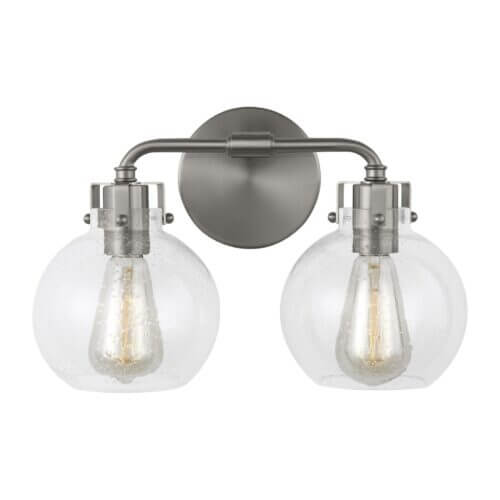 GENERATION LIGHTING Clara 2 - Light Vanity Satin Nickel VS24402SN laval
