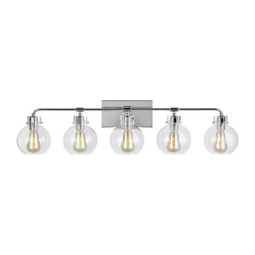 GENERATION LIGHTING Clara 5 - Light Vanity Chrome VS24405CH newmarket