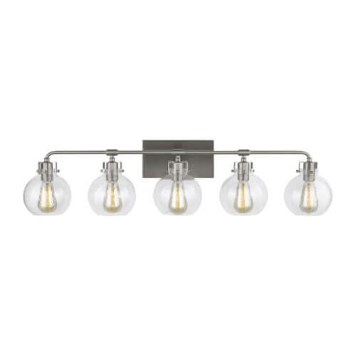 GENERATION LIGHTING Clara 5 - Light Vanity Satin Nickel VS24405SN niagara