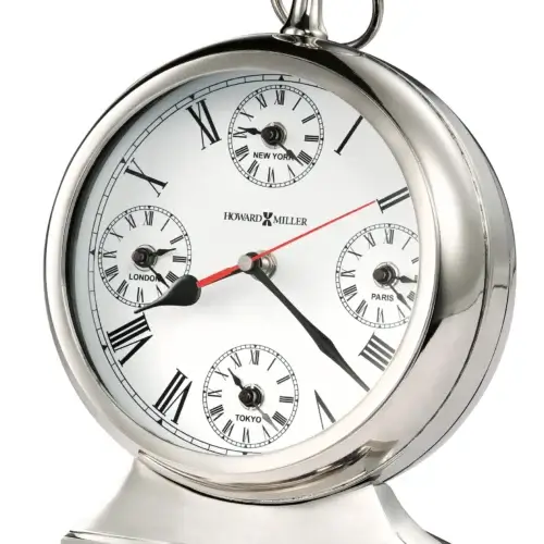 HOWARD MILLER GLOBAL TIME MANTEL CLOCK 635212 vaughan
