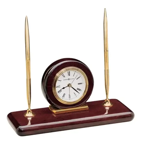 HOWARD MILLER ROSEWOOD DESK SET TABLETOP CLOCK 613588 halifax