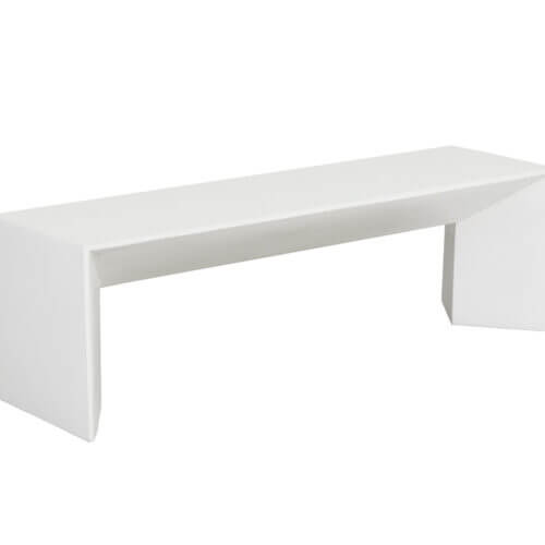 SUNPAN Nomad Bench - White 108020 halifax