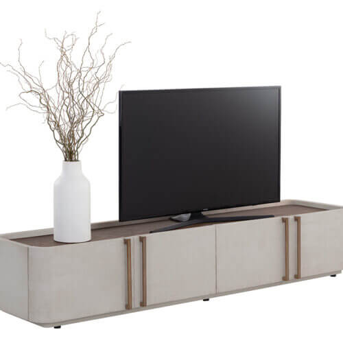 SUNPAN Jamille Media Console And Cabinet 108895 sudbury