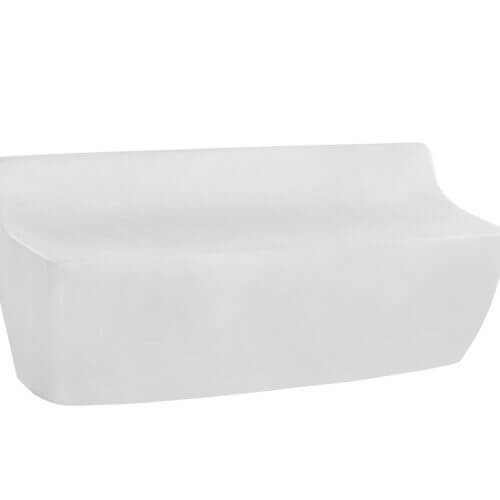 SUNPAN Ledger Bench - White 109277 belleville