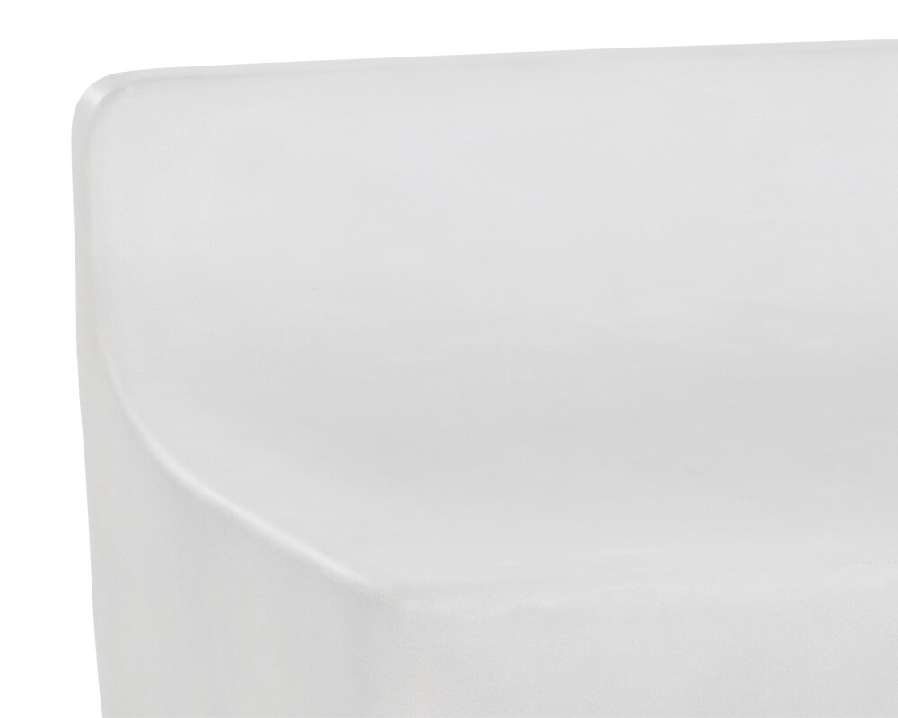 SUNPAN Ledger Bench - White 109277 belleville