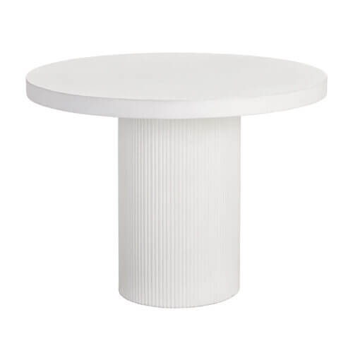 SUNPAN Nicolette Dining Table - White - 40" 109289 vaughan
