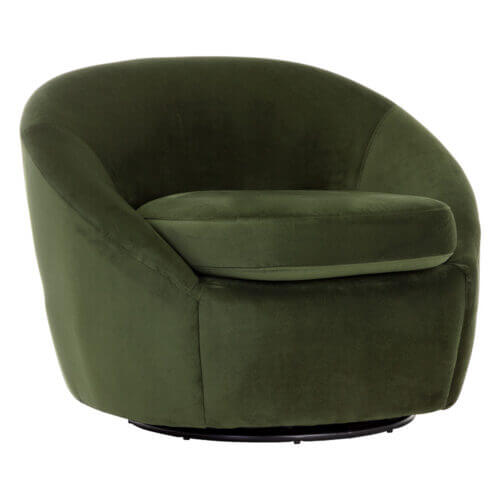 SUNPAN Bliss Swivel Lounge Chair - Abbington Hunter Green 110629 richmond hill