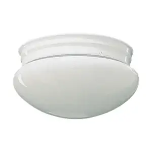 Quorum 6" PLAIN WH MUSHROOM/WH 3015-6-6