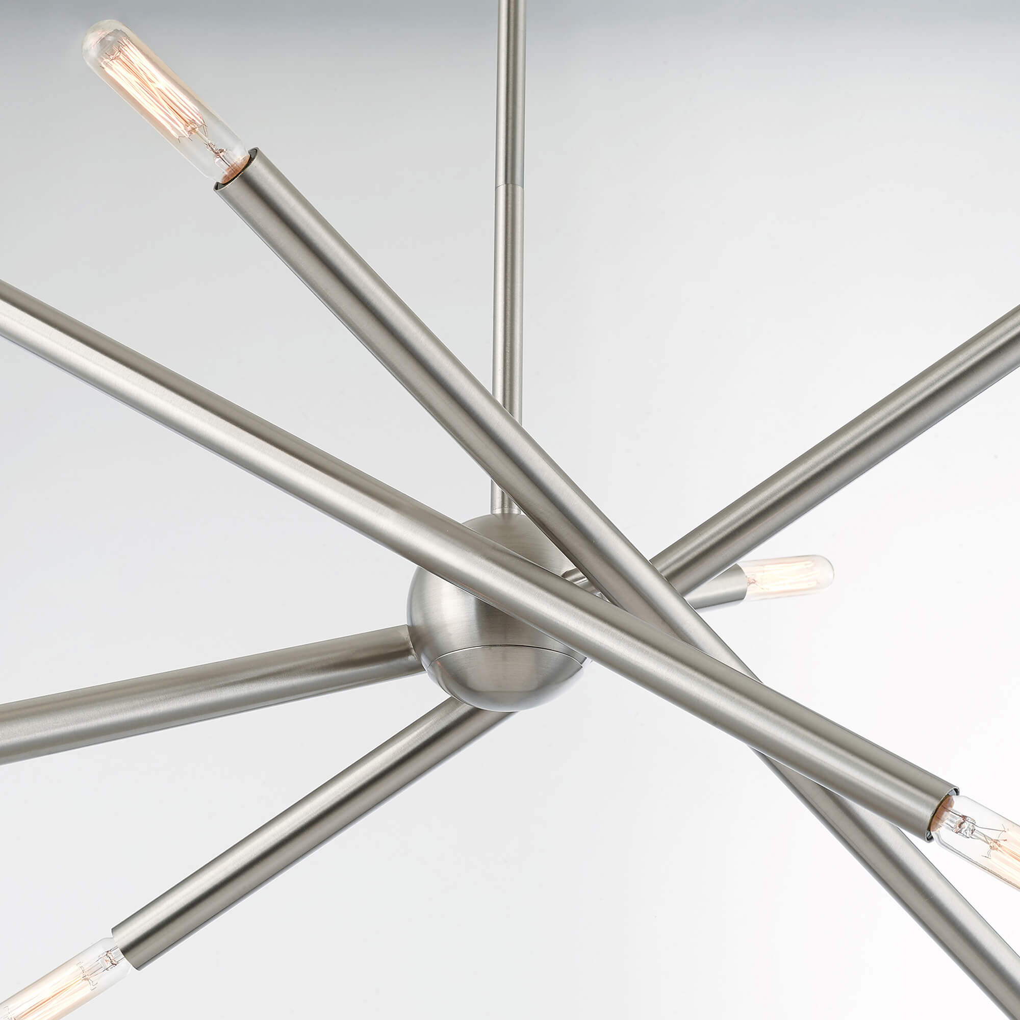 LIVEX LIGHTING Soho Linear Chandelier Brushed Nickel 46778-91 woodbridge