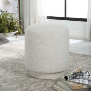 UTTERMOST AVILA OTTOMAN, WHITE 23743 midland