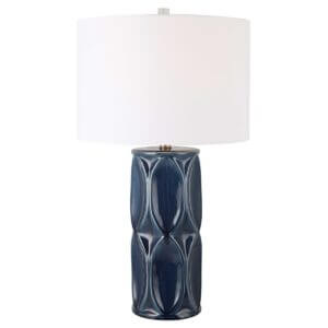 UTTERMOST SINCLAIR TABLE LAMP, BLUE 30163-1 brockville