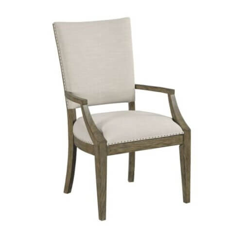 KINCAID PLANK ROAD HOWELL ARM CHAIR STONE SET OF TWO 706-623S sarnia