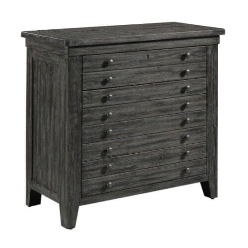 KINCAID ACQUISITIONS BRIMLEY MAP DRAWER BACHELOR'S CHEST - RAVEN FINISH 111-400 toronto