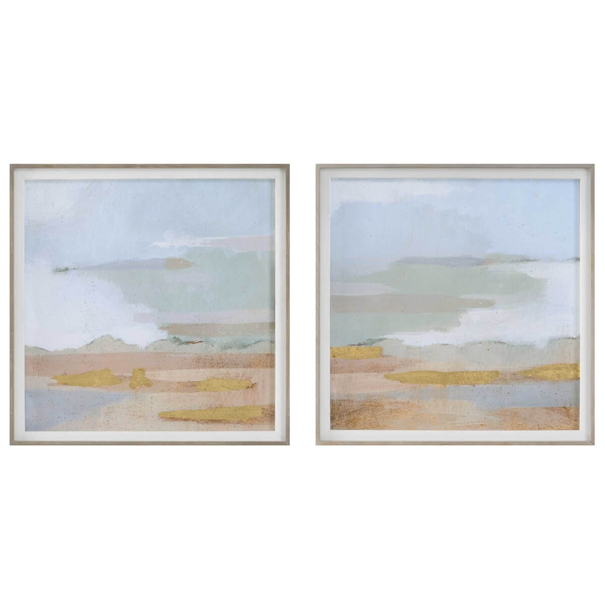 UTTERMOST ABSTRACT COASTLINE FRAMED PRINTS, S/2 41468 montreal