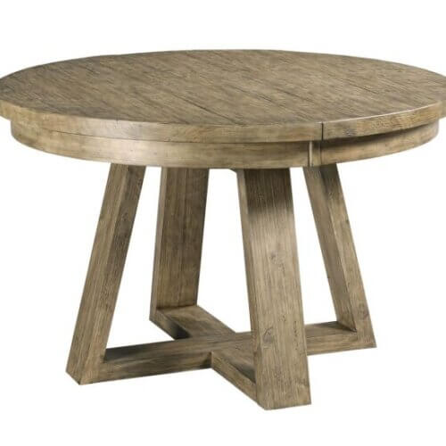 KINCAID PLANK ROAD BUTTON DINING TABLE STONE 706-701S gravenhurst