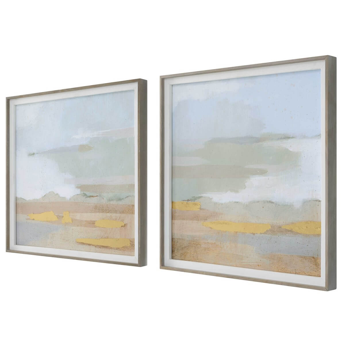 UTTERMOST ABSTRACT COASTLINE FRAMED PRINTS, S/2 41468 montreal