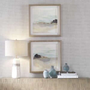 UTTERMOST GLACIAL COAST FRAMED PRINTS, S/2 41445 newmarket