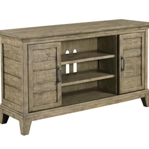 KINCAID PLANK ROAD 54" ARDEN ENTERTAINMENT CONSOLE STONE 706-586S woodbridge