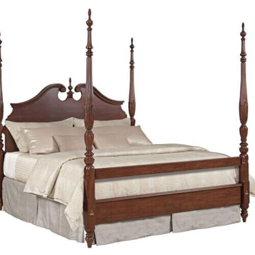 KINCAID HADLEIGH RICE CARVED KING BED 607-326P bracebridge