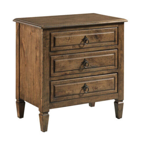 KINCAID ANSLEY LLOYDS THREE DRAWER NIGHTSTAND 024-420 midland