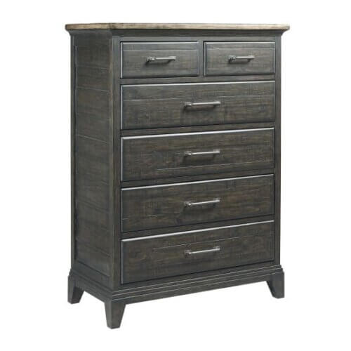 KINCAID PLANK ROAD DEVINE DRAWER CHEST CHARCOAL 706-215C gravenhurst