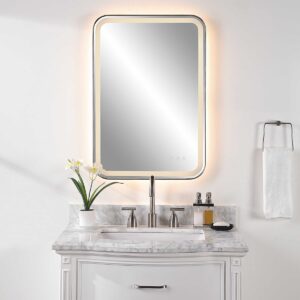UTTERMOST CROFTON LIGHTED VANITY MIRROR, BLACK 09861 halifax