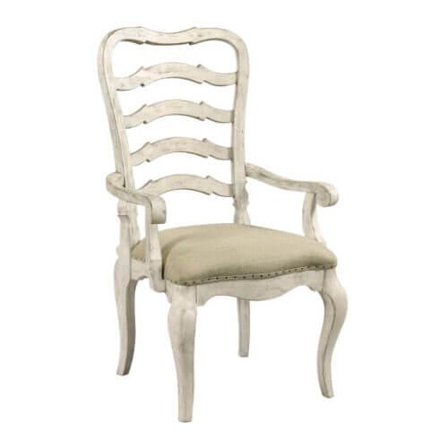 KINCAID SELWYN LADDER BACK ARM CHAIR SET OF TWO 020-637 vaughan