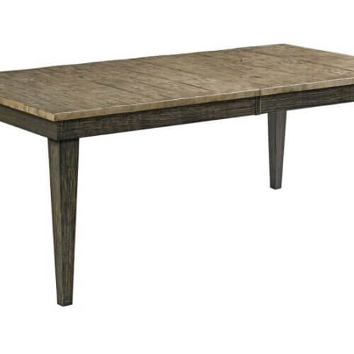 KINCAID PLANK ROAD RANKIN RECTANGULAR LEG TABLE CHARCOAL 706-744C niagara