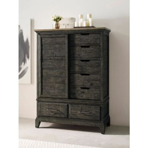 KINCAID PLANK ROAD WHEELER DOOR CHEST CHARCOAL 706-250C waterloo
