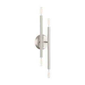 LIVEX LIGHTING Soho Sconce Brushed Nickel 46771-91 collingwood