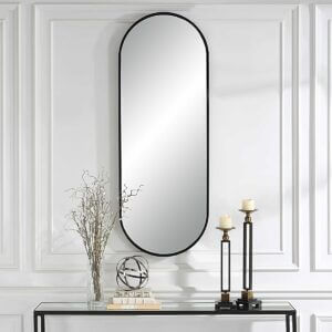 UTTERMOST VARINA TALL MIRROR, BLACK 09843 kleinburg