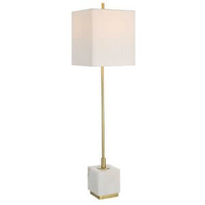 UTTERMOST ESCORT BUFFET LAMP, BRASS 30156-1 orilla