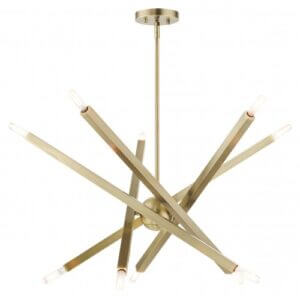 LIVEX LIGHTING Monaco Chandelier Antique Brass 46986-01 winnipeg