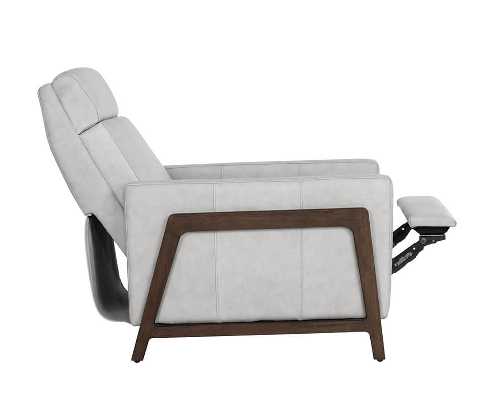 SUNPAN Brandon Recliner - Saloon Light Grey Leather 107540 montreal