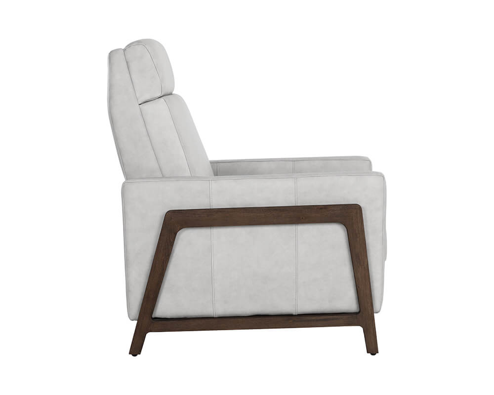 SUNPAN Brandon Recliner - Saloon Light Grey Leather 107540 montreal