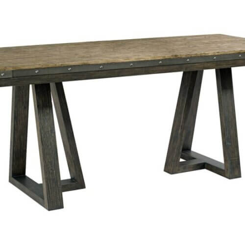 KINCAID PLANK ROAD KIMLER COUNTER HEIGHT DINING TABLE CHARCOAL 706-706CP kleinburg