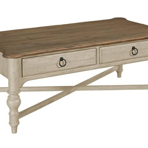 KINCAID WEATHERFORD - CORNSILK COCKTAIL TABLE 75-023 laval